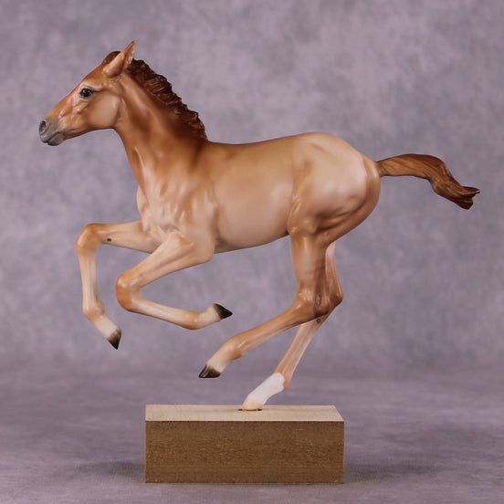 "Illegal Call" OOAK Pimento Foal Blind Bag by Ellen Robbins SHCF25
