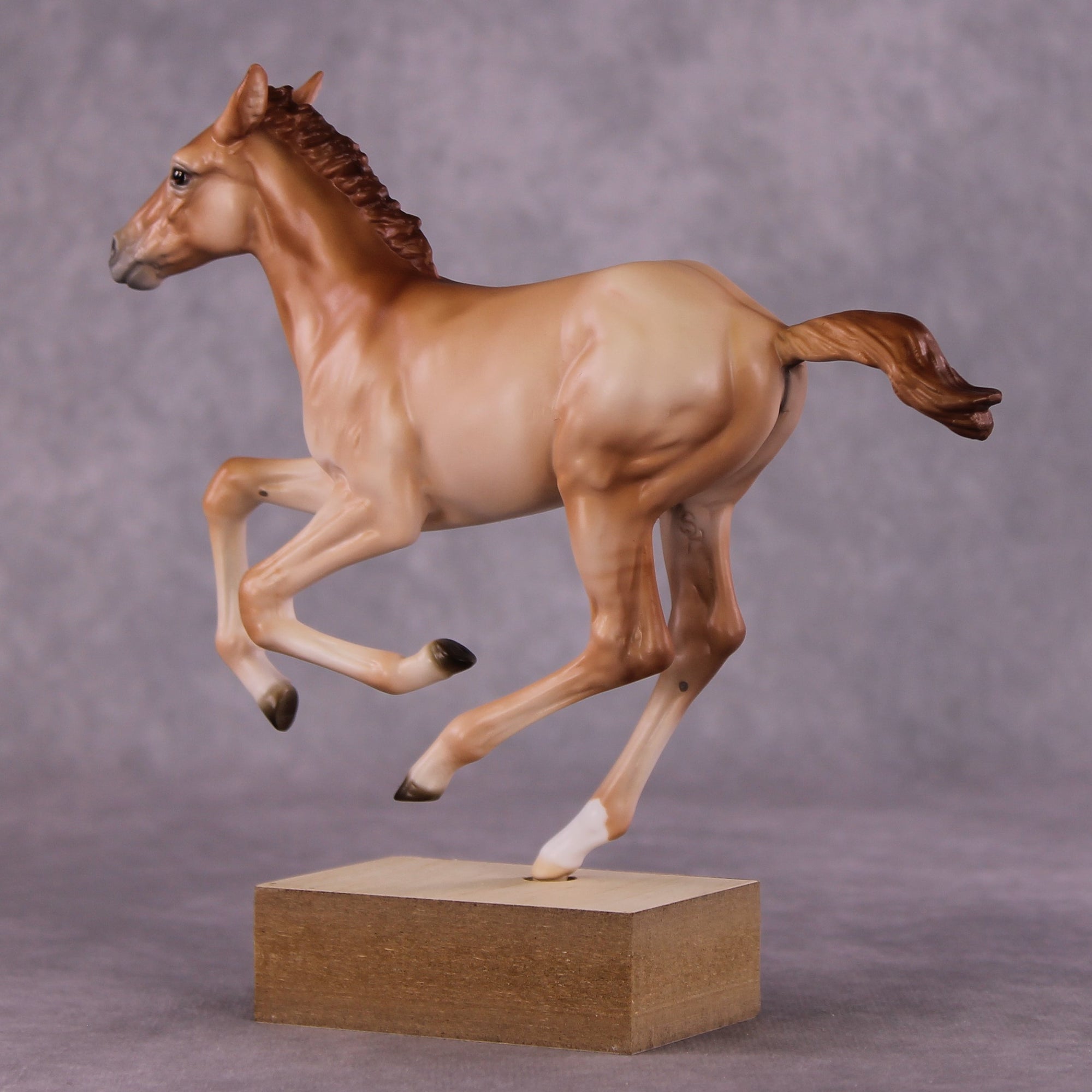 "Illegal Call" OOAK Pimento Foal Blind Bag by Ellen Robbins SHCF25