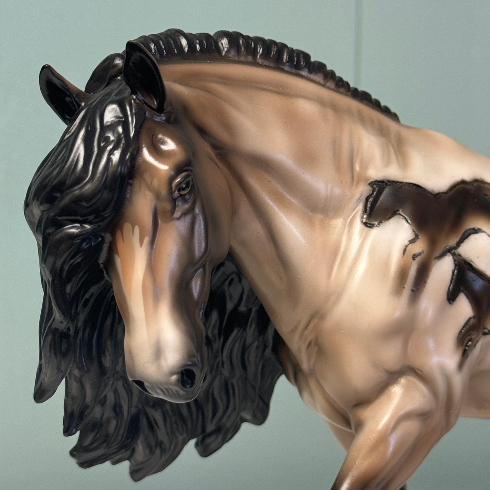 Lascaux Cob OOAK Cave Drawing Deco Irish Cob By Sheryl Leisure EQ24 BEST OFFER 7/16/24