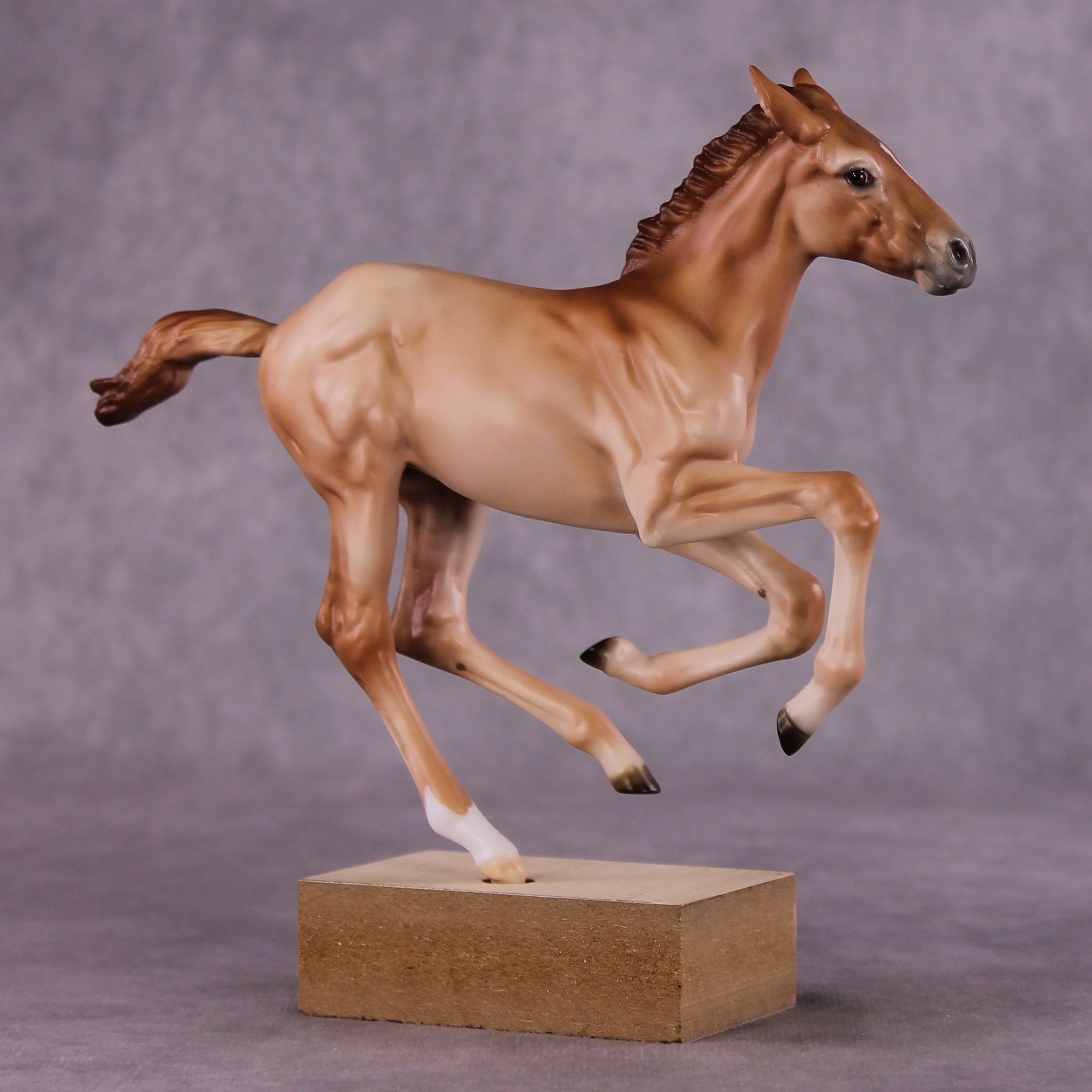 "Illegal Call" OOAK Pimento Foal Blind Bag by Ellen Robbins SHCF25