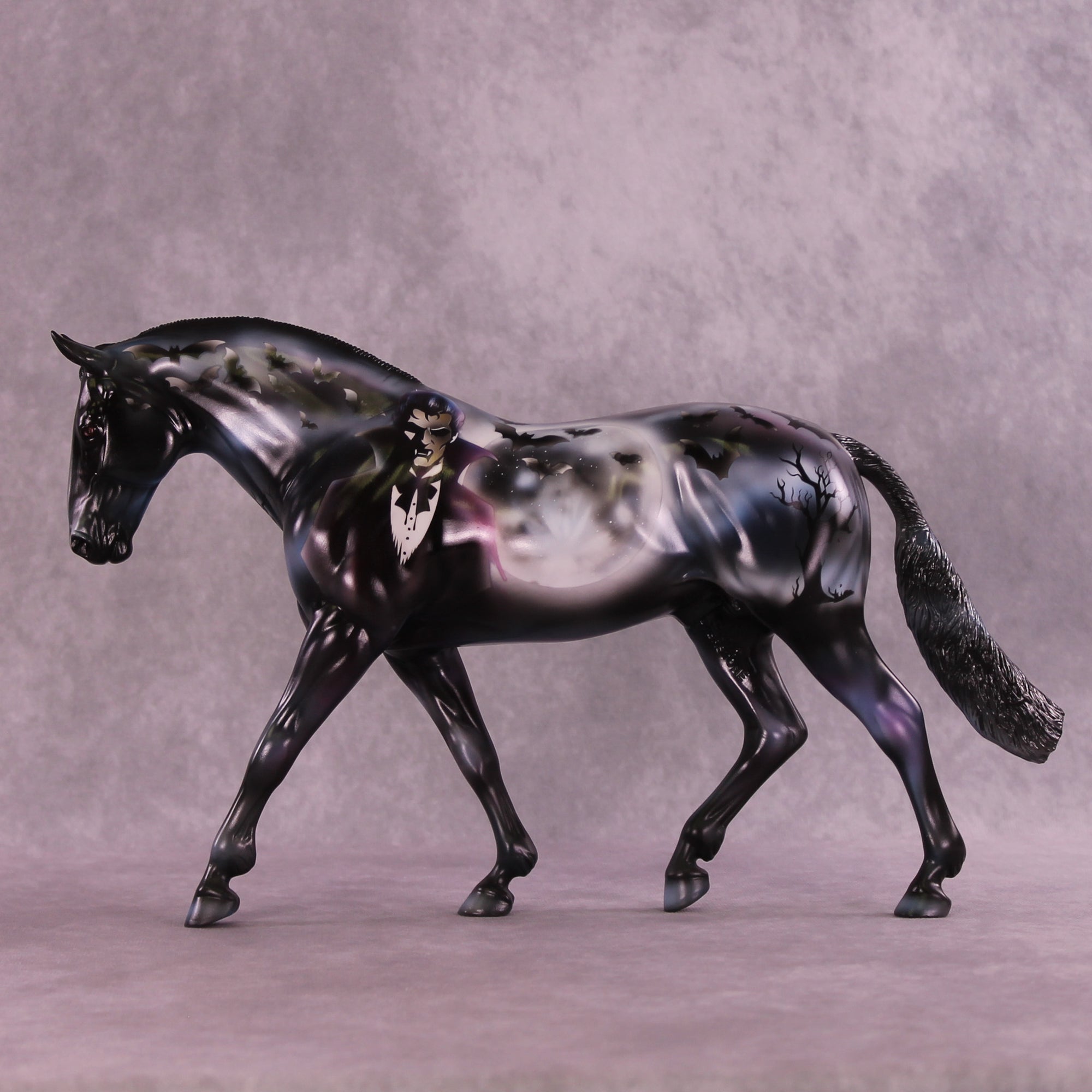 Creature of the Night OOAK Irish Draught by Kike (Enrique) Duarte DDOOAKs25