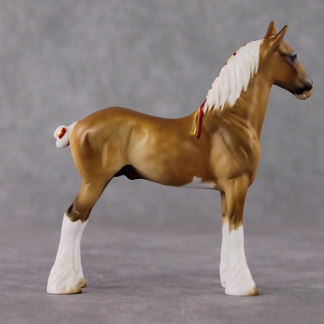 "Mini Guy on the Chiefs" LE-3 Dappled Palomino Draft Chip By Julie Keim-Secret Surprise Chip Drop