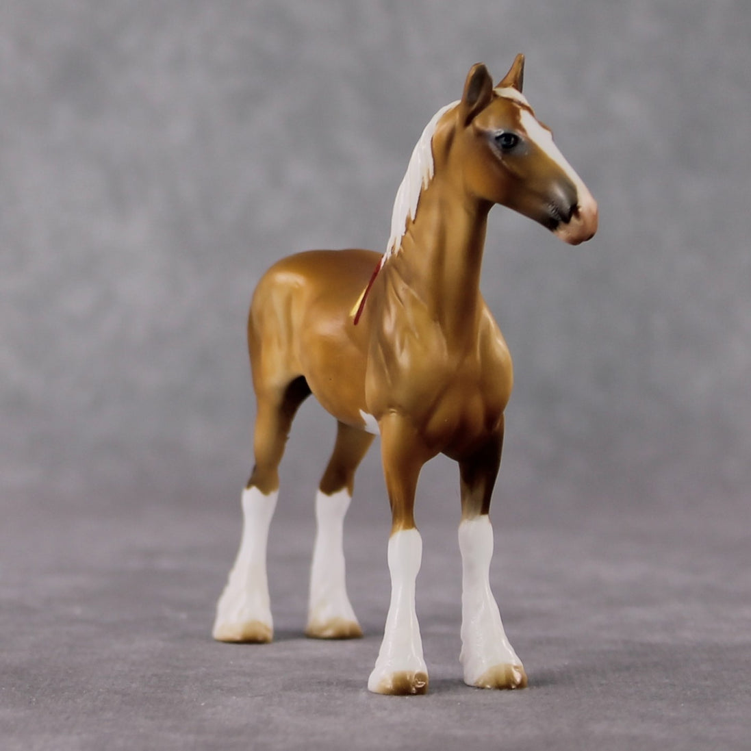 "Mini Guy on the Chiefs" LE-3 Dappled Palomino Draft Chip By Julie Keim-Secret Surprise Chip Drop
