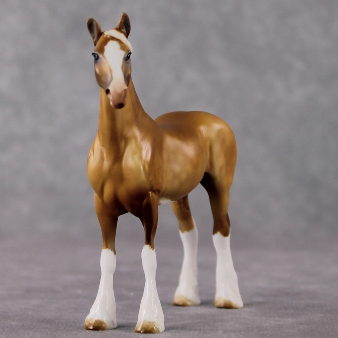 "Mini Guy on the Chiefs" LE-3 Dappled Palomino Draft Chip By Julie Keim-Secret Surprise Chip Drop