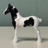 Tuxedo OOAK Black Tobiano Draft Chip By Jess Hamill EQ24