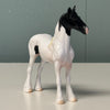 Patches OOAK Black Tobiano Draft Chip By Jess Hamill EQ24