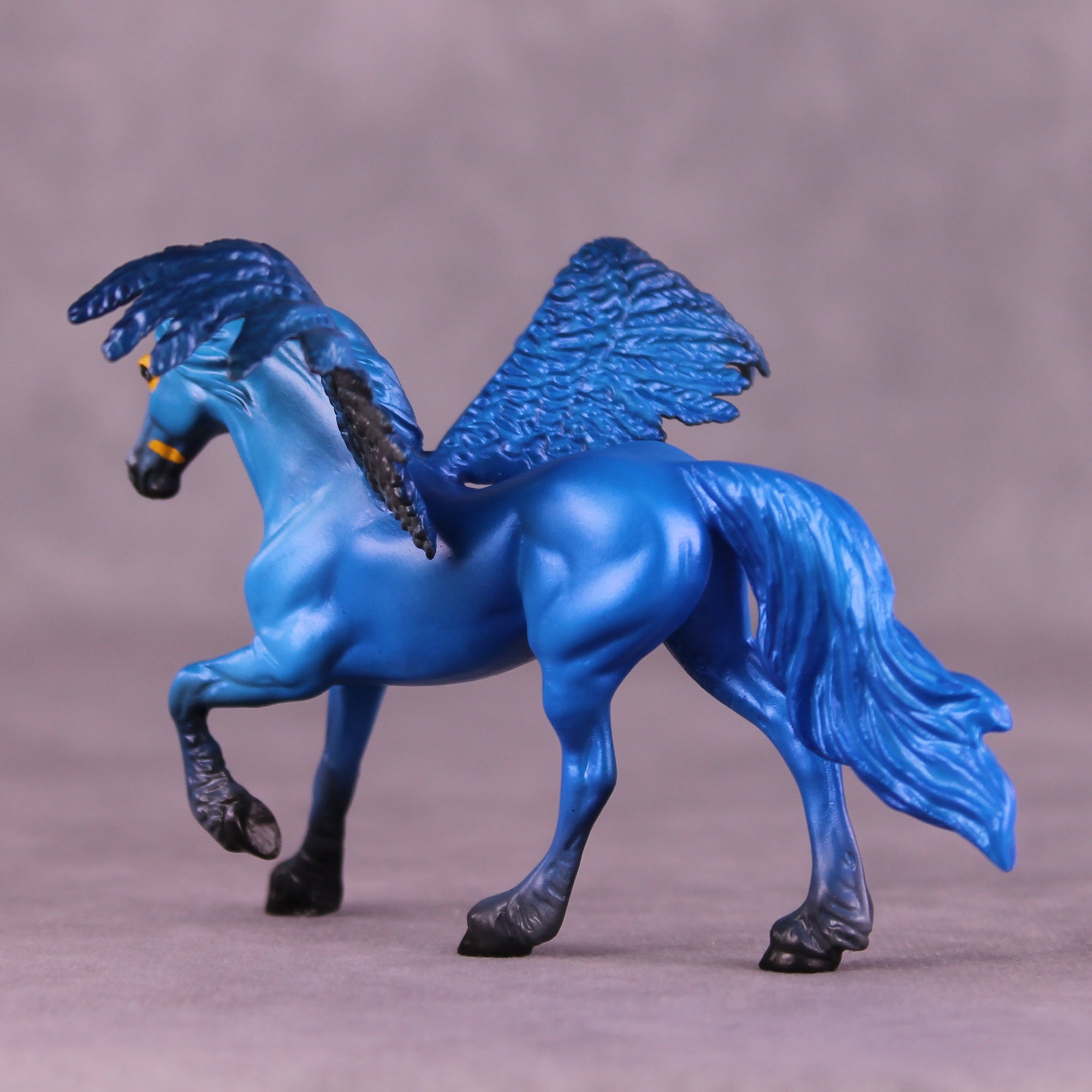 Hyacinth Macaw FCM OOAK Chip Grab Bag by Jess Hamill MS25