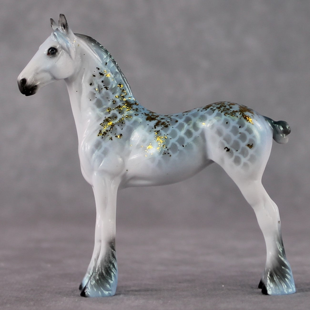 "Mini Ouroboros" LE-3 Iridescent Scaled Draft Chip By Ellen Robbins-Secret Surprise Chip Drop