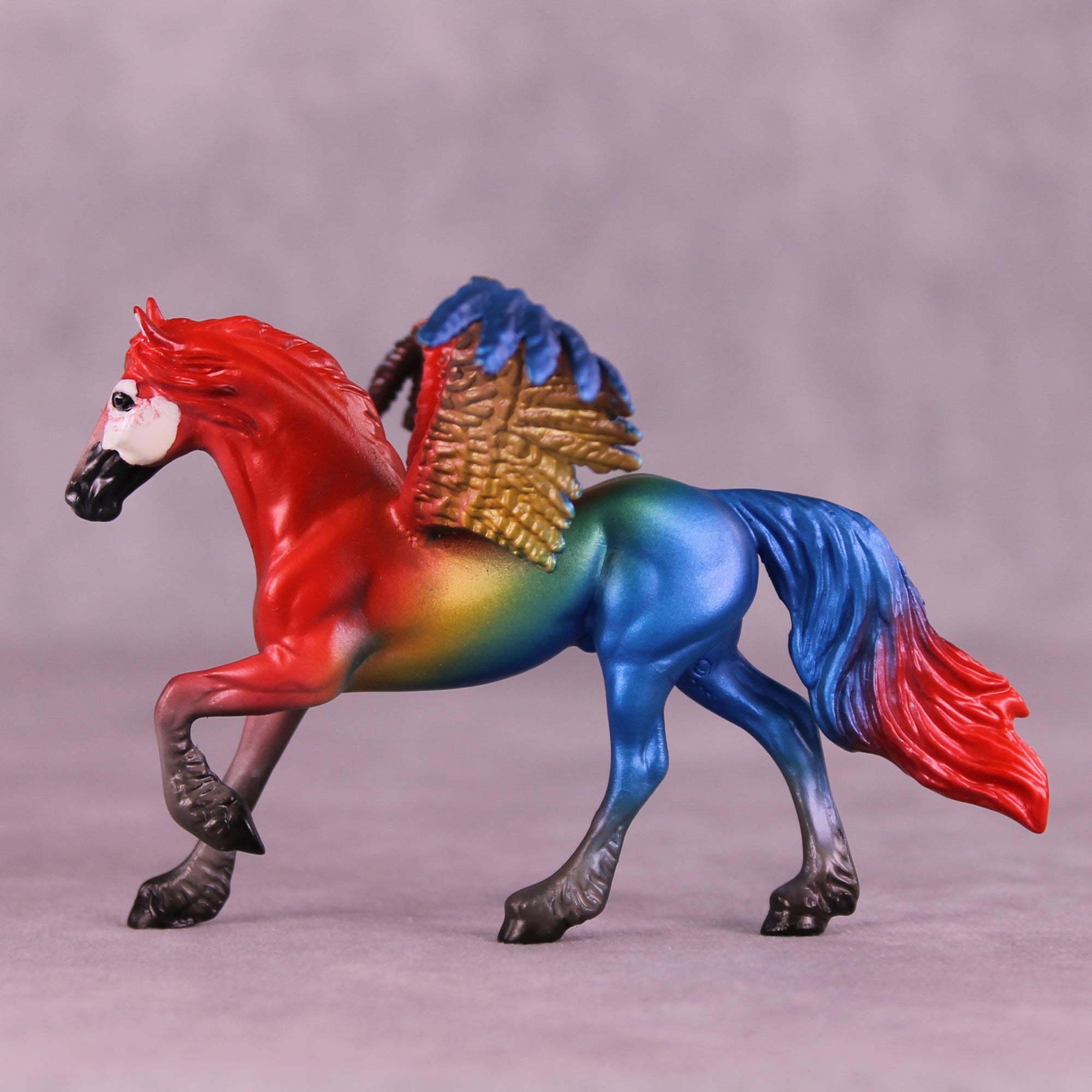 Scarlet Macaw FCM OOAK Chip Grab Bag by Jess Hamill MS25