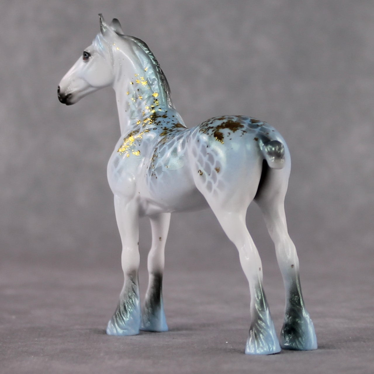 "Mini Ouroboros" LE-3 Iridescent Scaled Draft Chip By Ellen Robbins-Secret Surprise Chip Drop