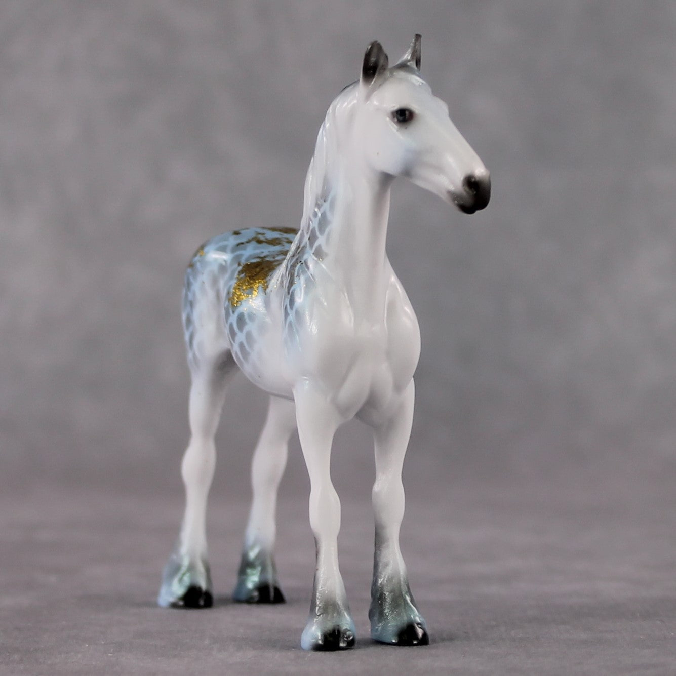 "Mini Ouroboros" LE-3 Iridescent Scaled Draft Chip By Ellen Robbins-Secret Surprise Chip Drop