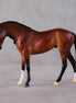 "Mini Reflected Flame" OOAK Dappled Bay Thoroughbred Chip By Ellen Robbins-Secret Surprise Chip Drop
