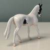 Inkblot OOAK Black Tobiano Warmblood Chip By Jess Hamill EQ24