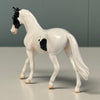 Inkblot OOAK Black Tobiano Warmblood Chip By Jess Hamill EQ24