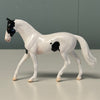 Inkblot OOAK Black Tobiano Warmblood Chip By Jess Hamill EQ24