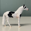 Jigsaw OOAK Tobiano Andalusian Chip By Jess Hamill EQ24