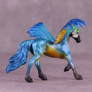 Blue and Gold Macaw FCM OOAK Chip Grab Bag by Jess Hamill MS25