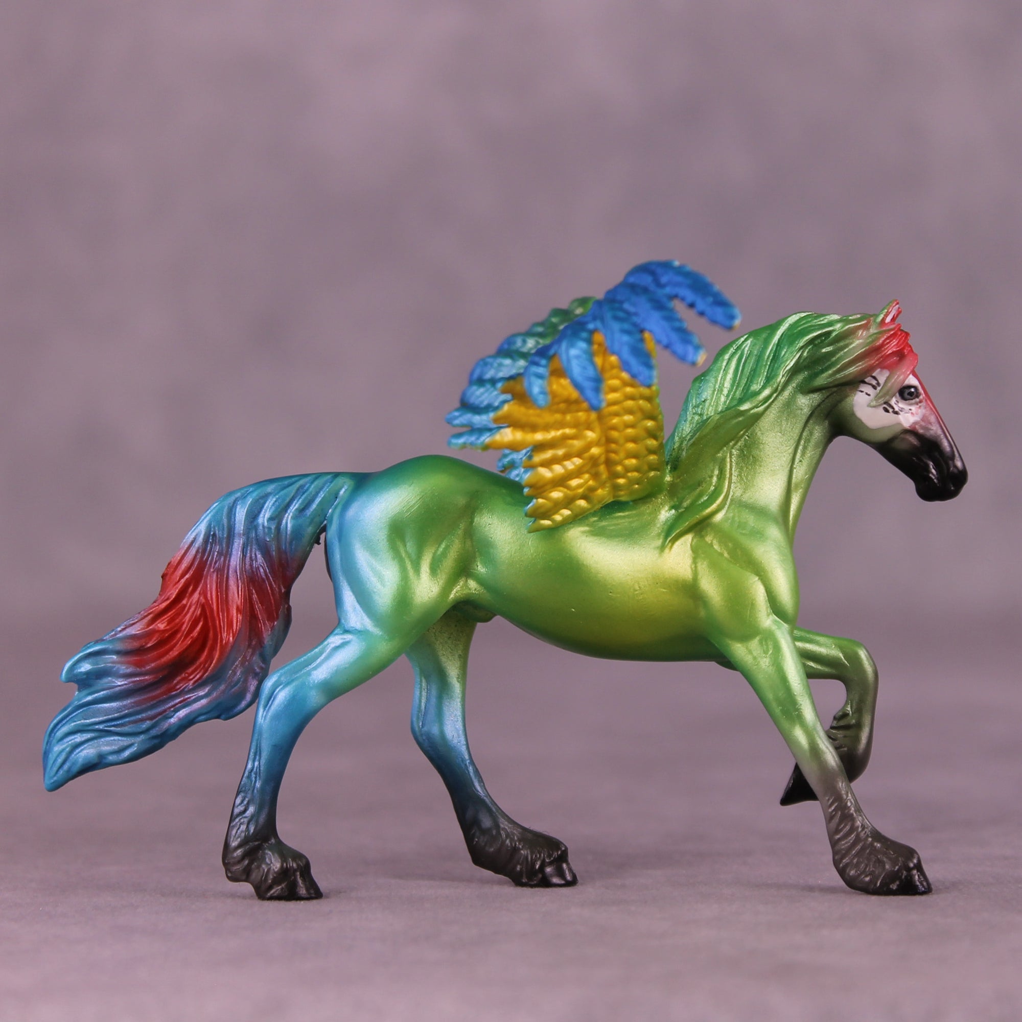 Military Macaw FCM OOAK Chip Grab Bag by Jess Hamill MS25