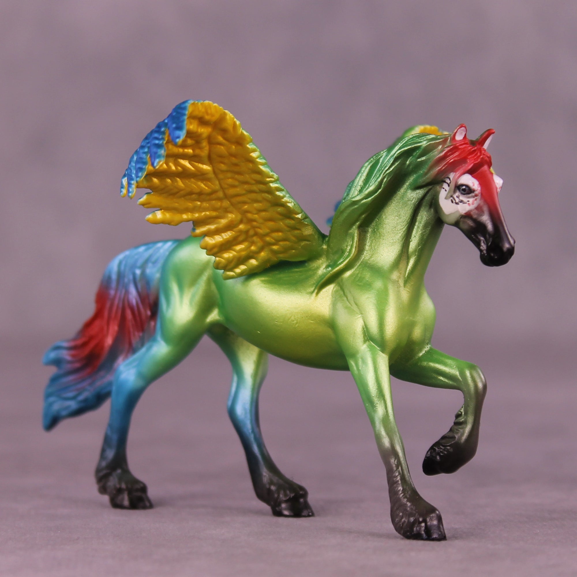 Military Macaw FCM OOAK Chip Grab Bag by Jess Hamill MS25