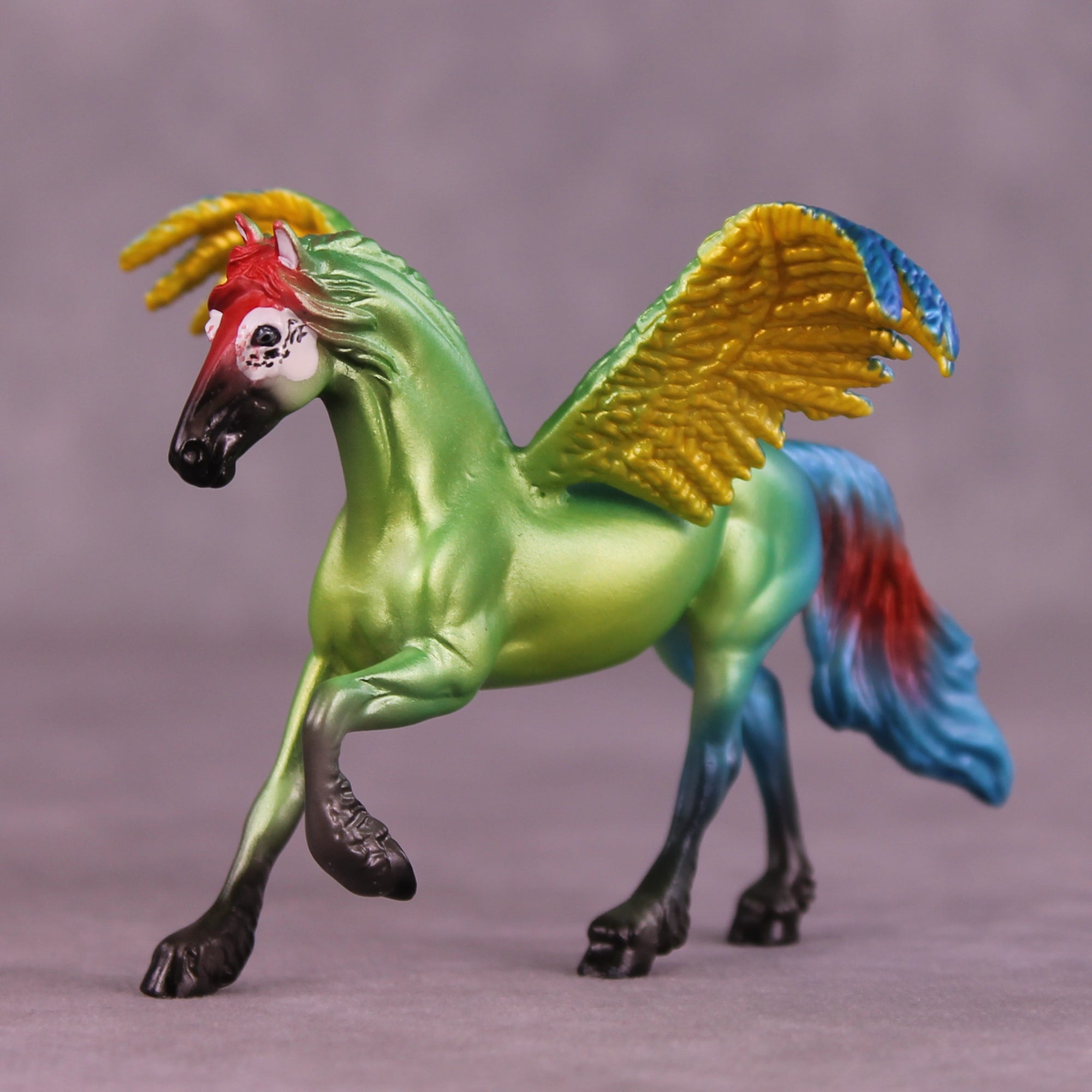 Military Macaw FCM OOAK Chip Grab Bag by Jess Hamill MS25