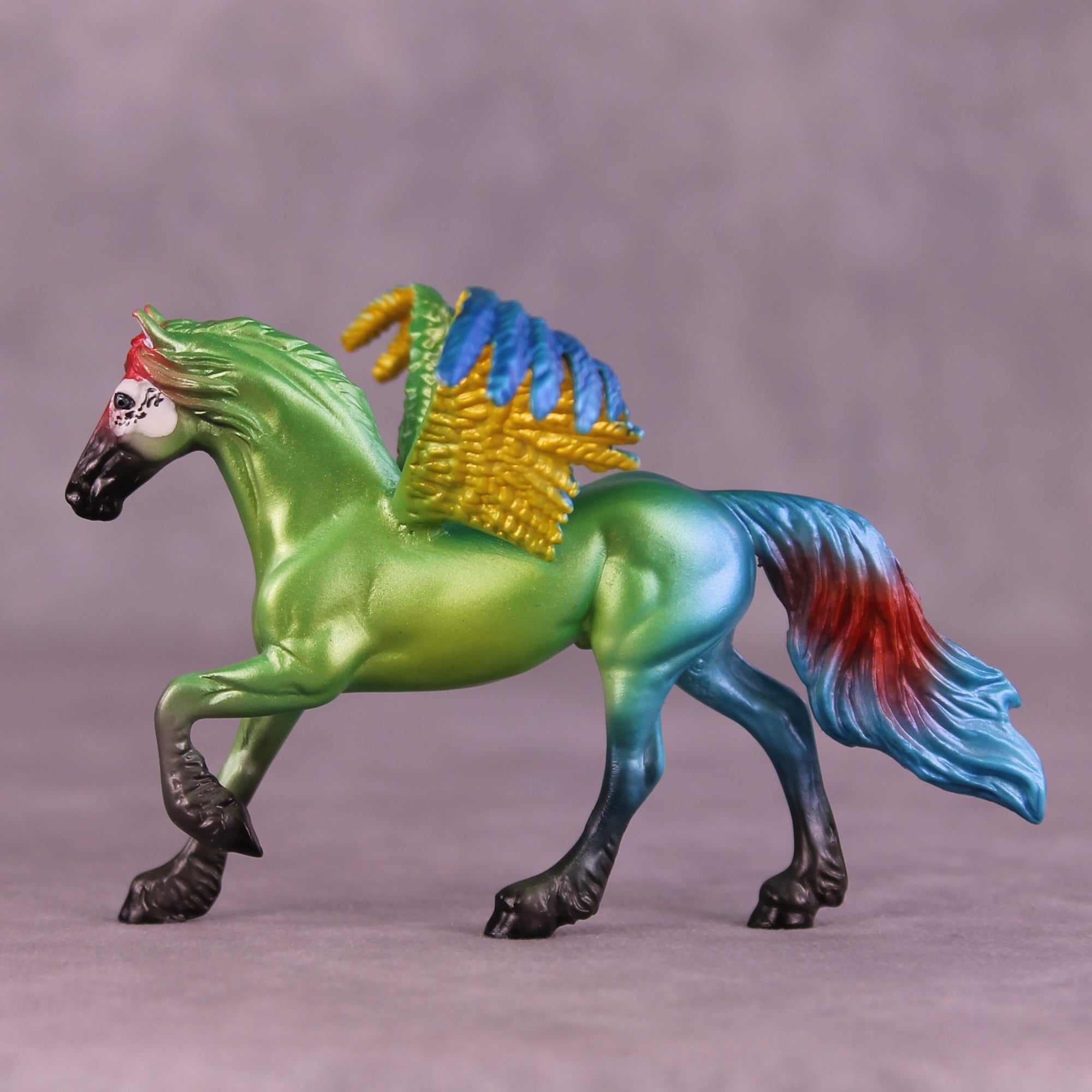 Military Macaw FCM OOAK Chip Grab Bag by Jess Hamill MS25