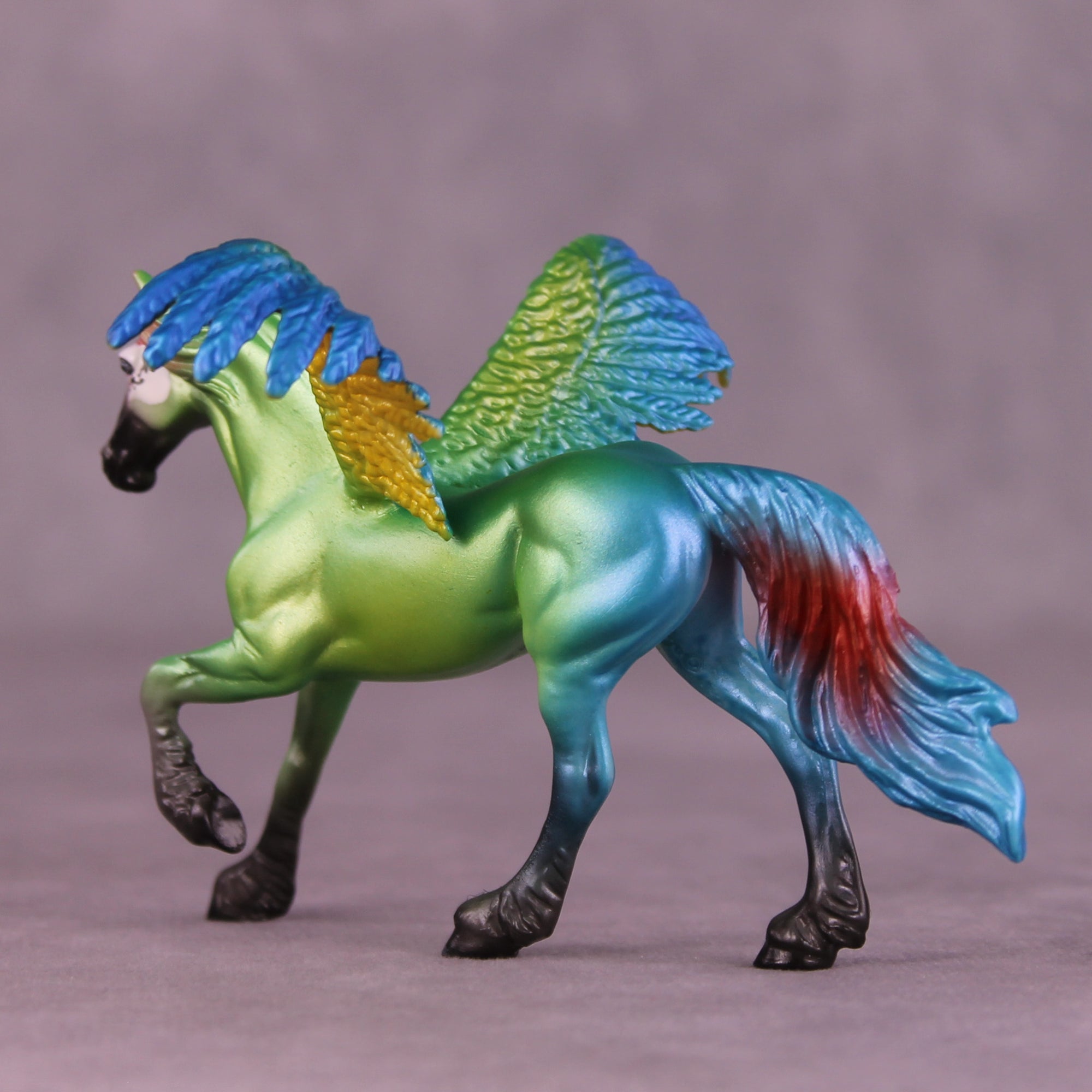 Military Macaw FCM OOAK Chip Grab Bag by Jess Hamill MS25