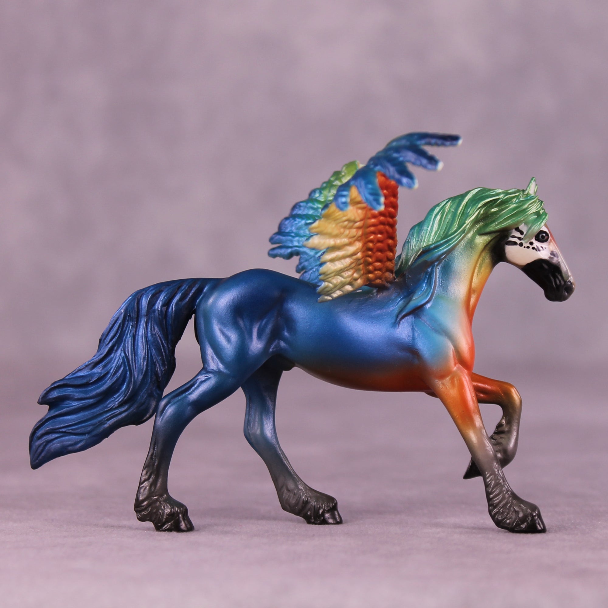 Harlequin Macaw FCM OOAK Chip Grab Bag by Jess Hamill MS25