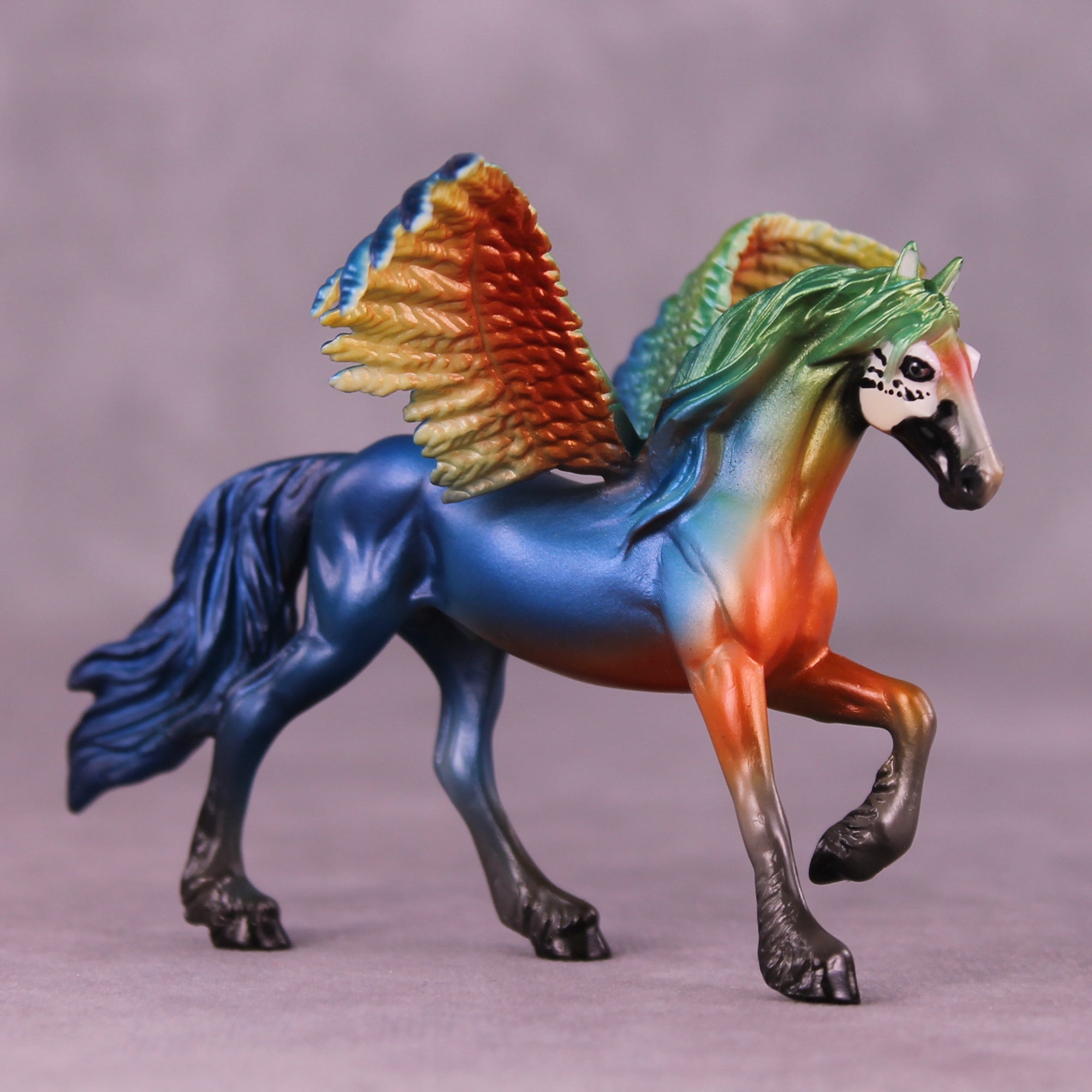 Harlequin Macaw FCM OOAK Chip Grab Bag by Jess Hamill MS25