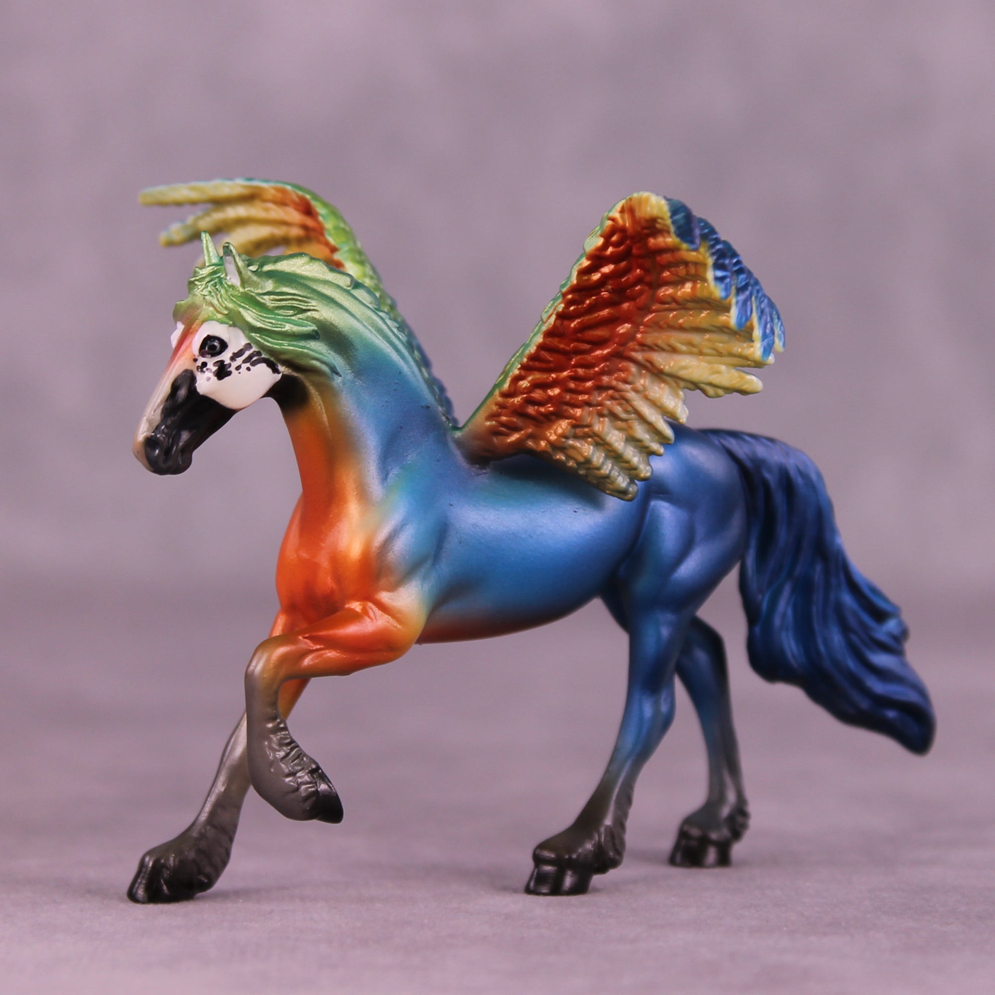 Harlequin Macaw FCM OOAK Chip Grab Bag by Jess Hamill MS25