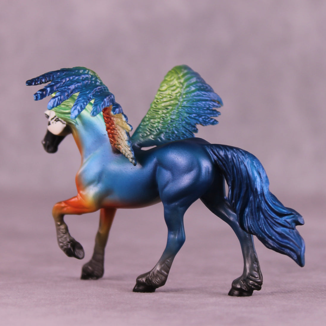 Harlequin Macaw FCM OOAK Chip Grab Bag by Jess Hamill MS25