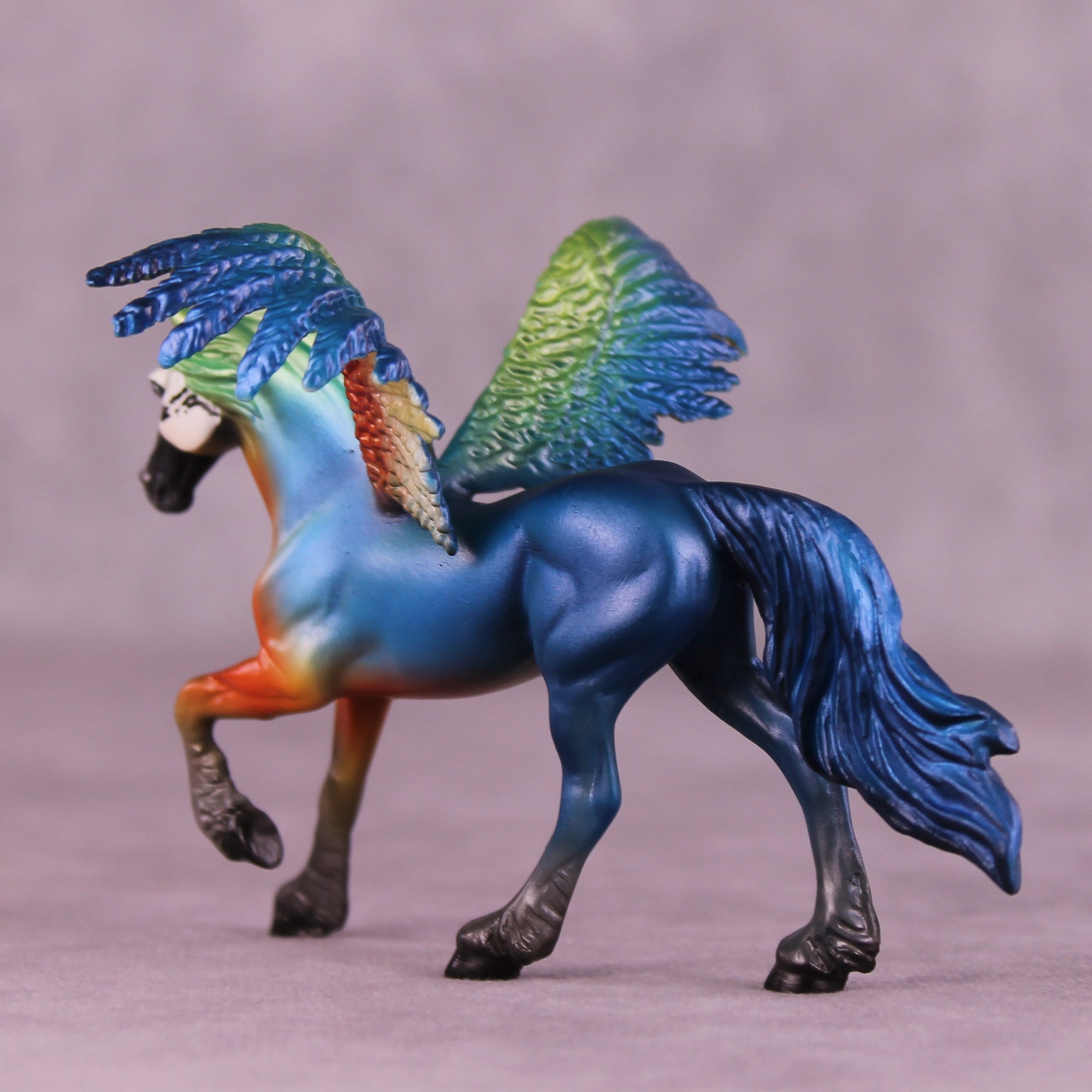 Harlequin Macaw FCM OOAK Chip Grab Bag by Jess Hamill MS25