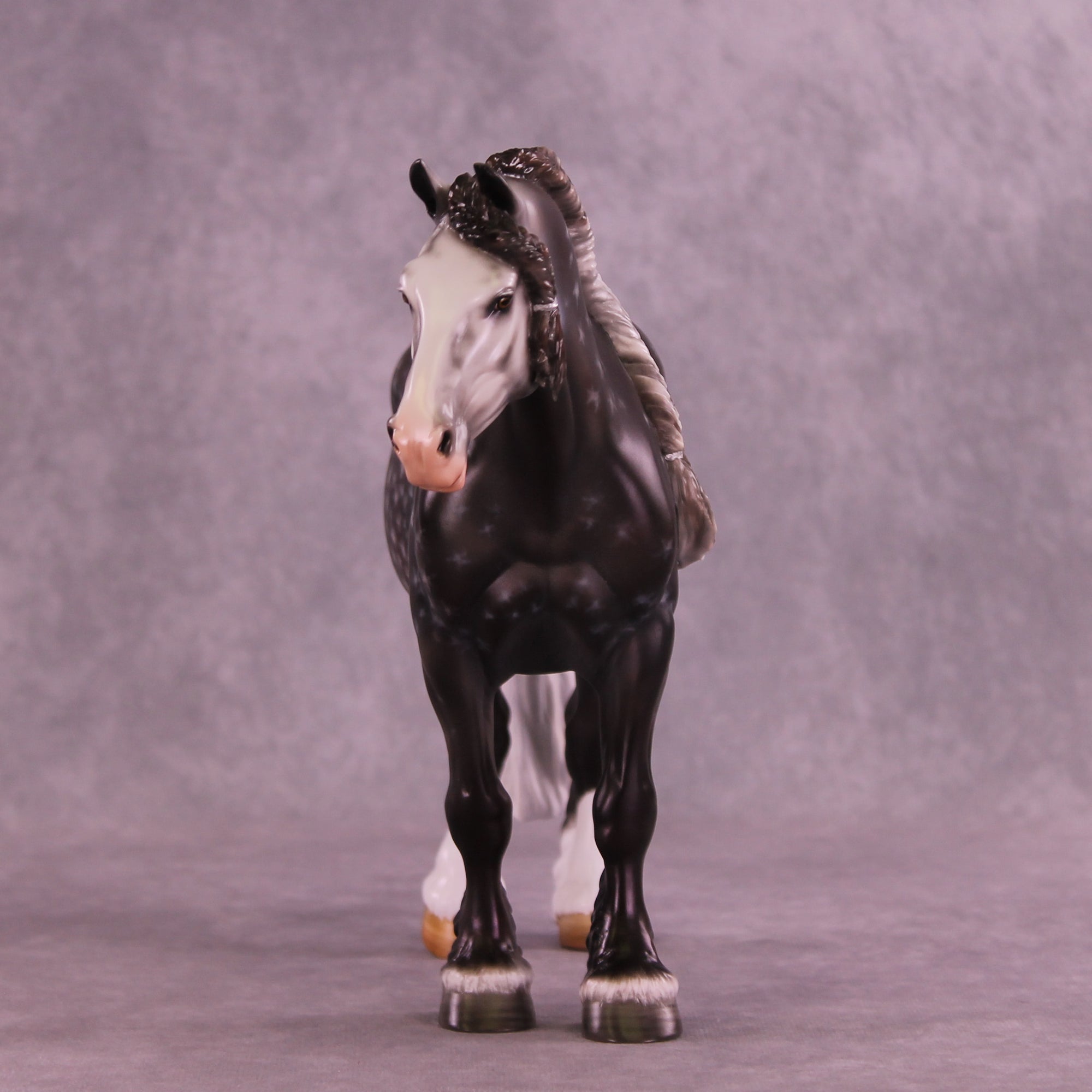 Tinsel &amp; Snowflakes OOAK EFCM Bunny by Carrie Keller HS25