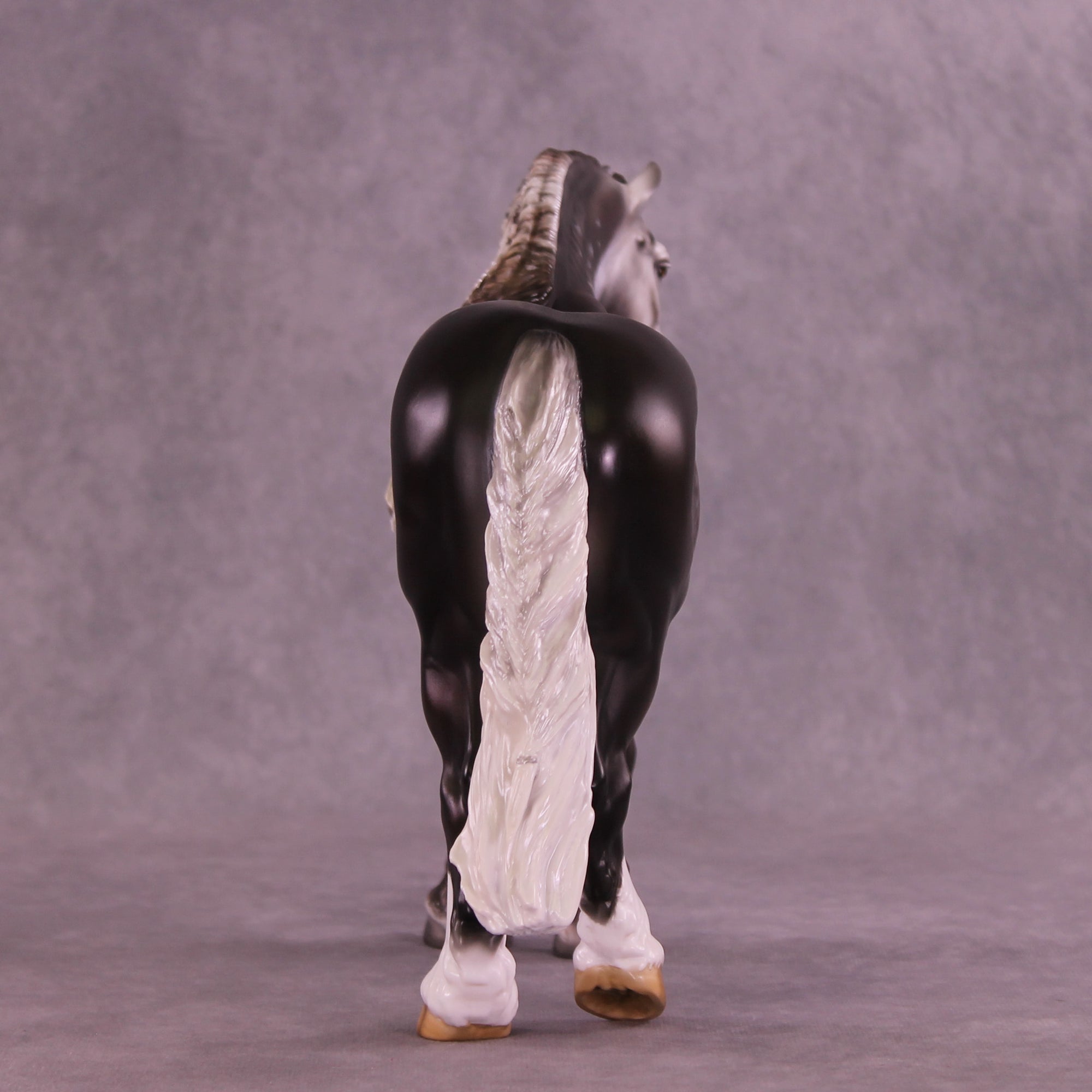 Tinsel &amp; Snowflakes OOAK EFCM Bunny by Carrie Keller HS25