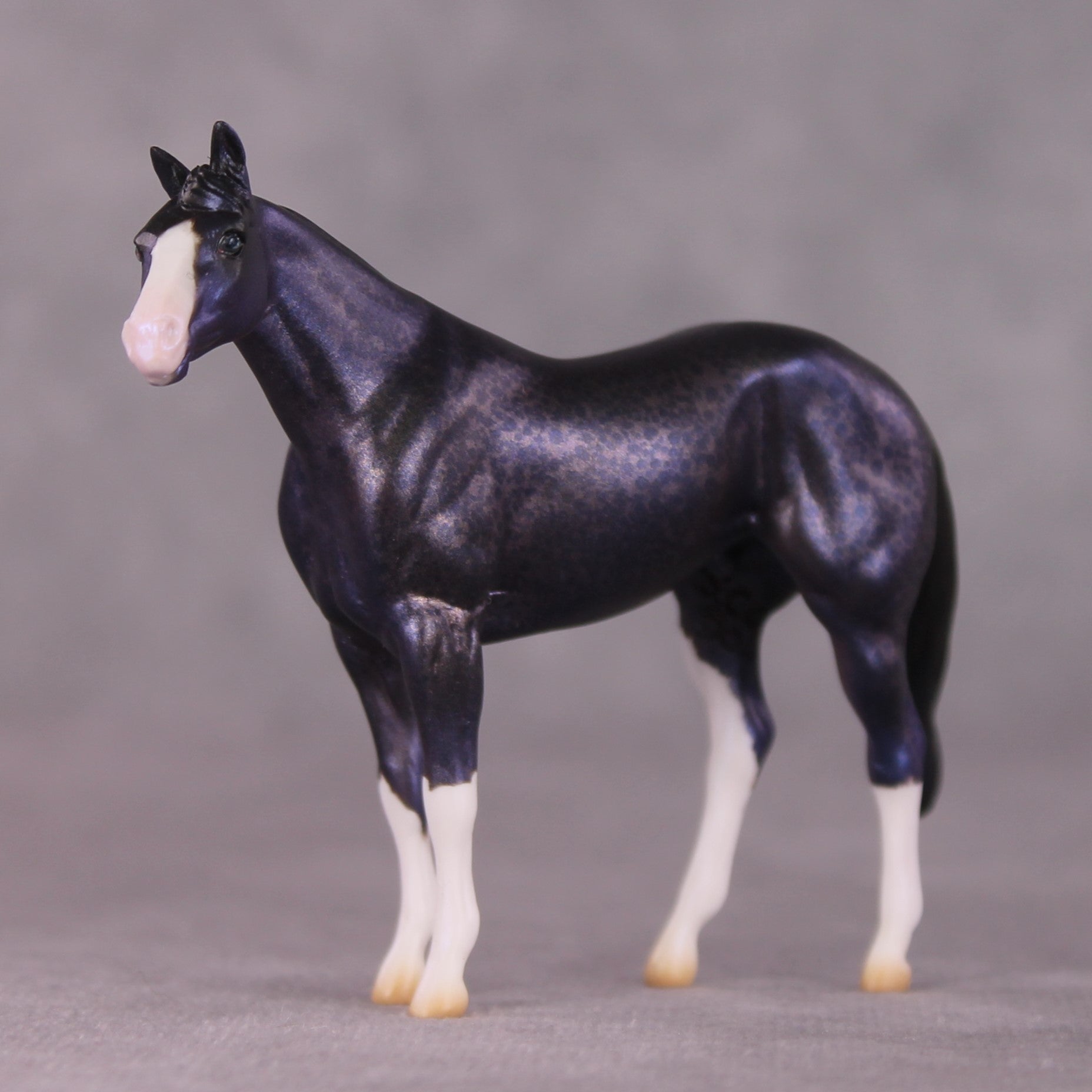 "A Single Blueberry" OOAK FCM Stock Chip By Amanda Brock - June GemStones Series