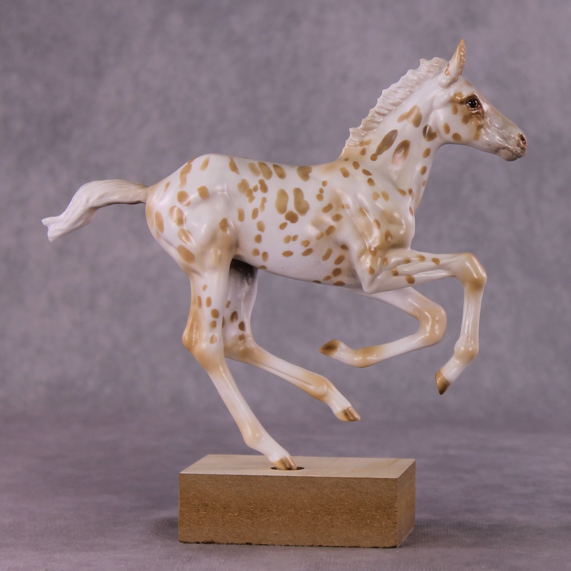 "Flaxen Flutter" OOAK Pimento Foal Blind Bag by Julie Keim SHCF25