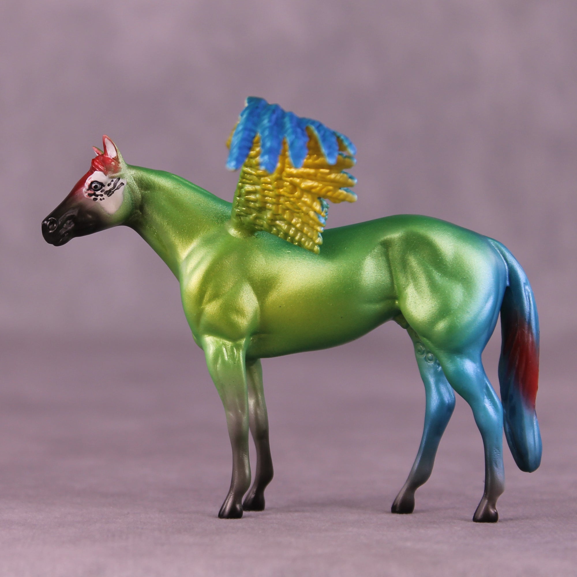 Military Macaw FCM OOAK Chip Grab Bag by Jess Hamill MS25