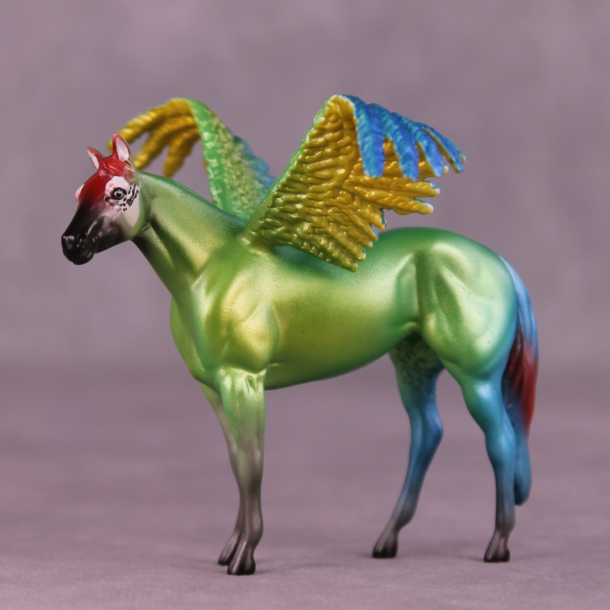 Military Macaw FCM OOAK Chip Grab Bag by Jess Hamill MS25