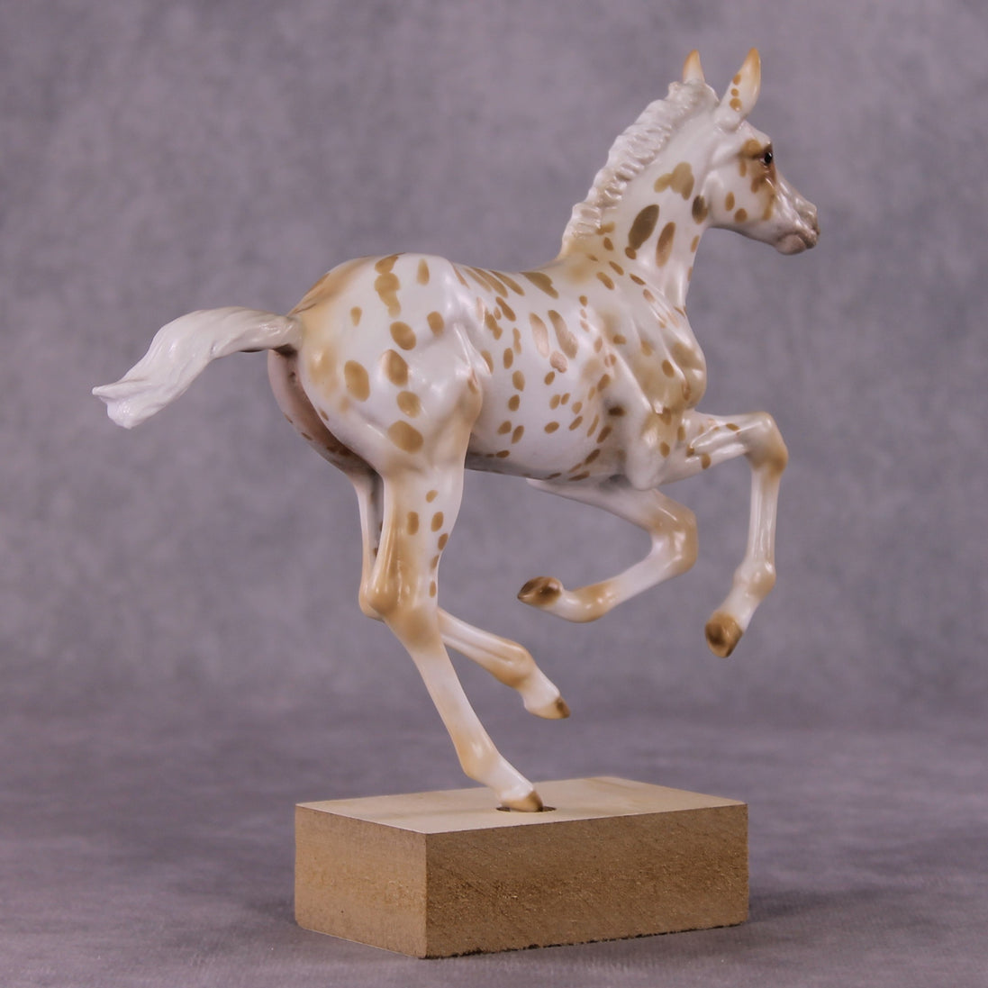 "Flaxen Flutter" OOAK Pimento Foal Blind Bag by Julie Keim SHCF25