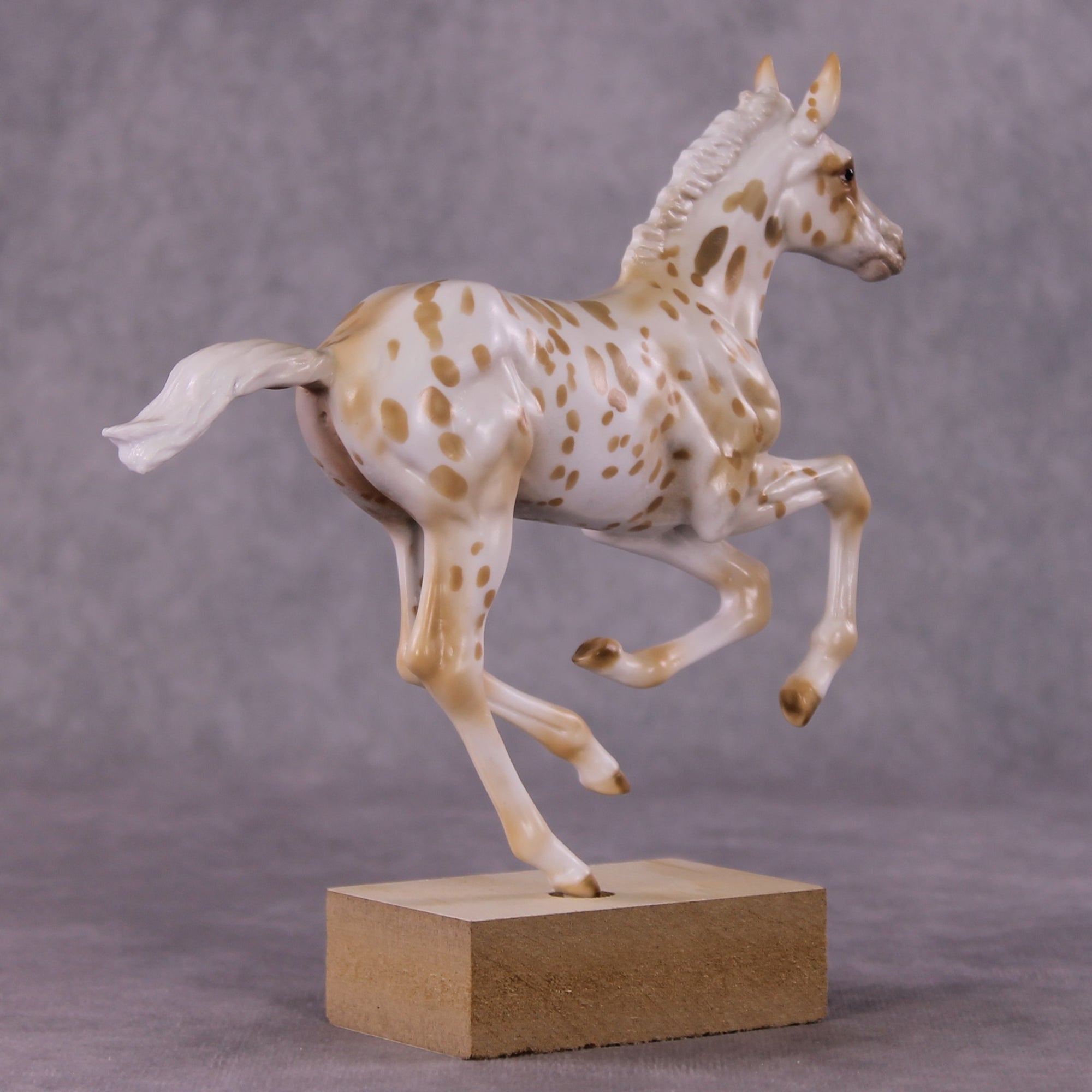 "Flaxen Flutter" OOAK Pimento Foal Blind Bag by Julie Keim SHCF25