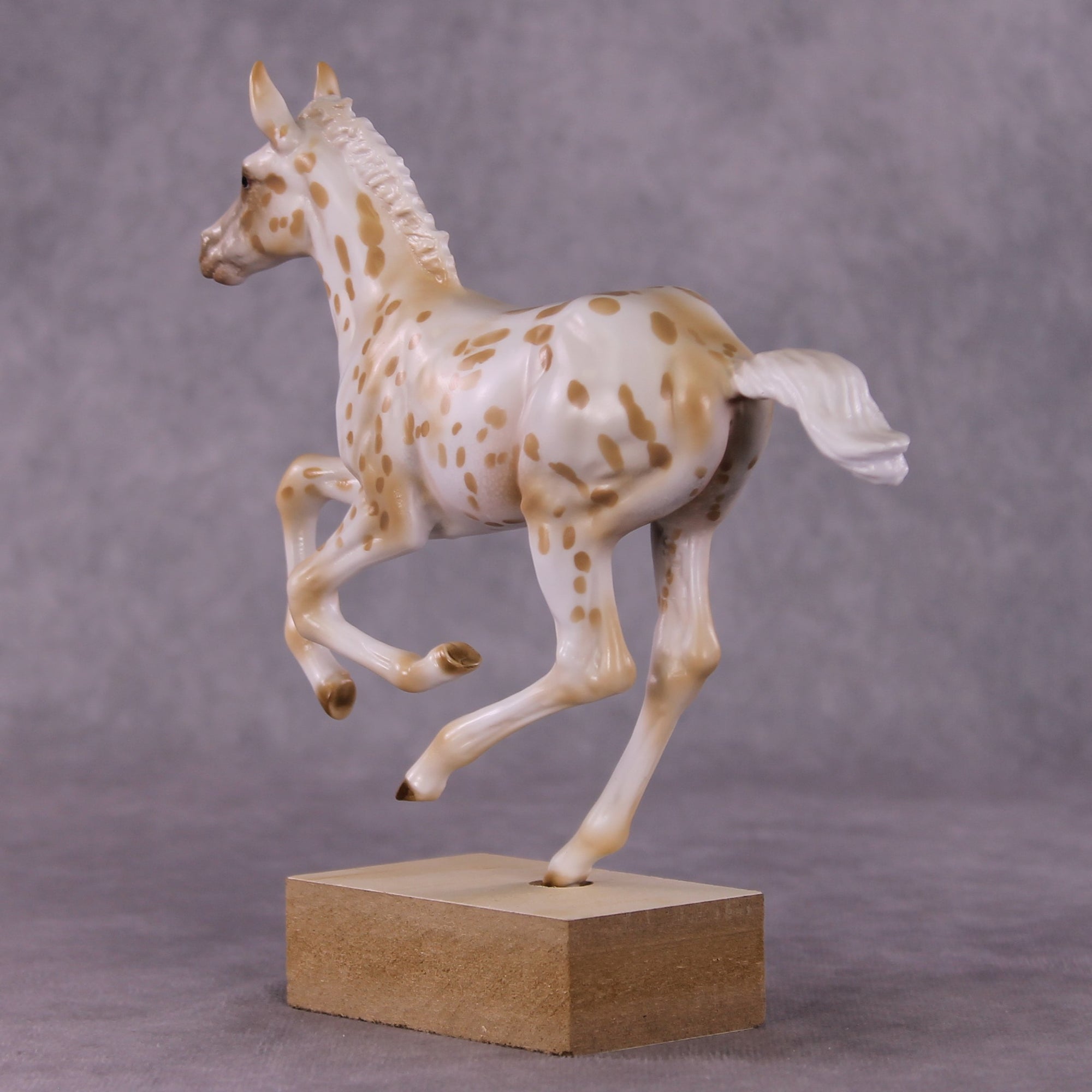 "Flaxen Flutter" OOAK Pimento Foal Blind Bag by Julie Keim SHCF25