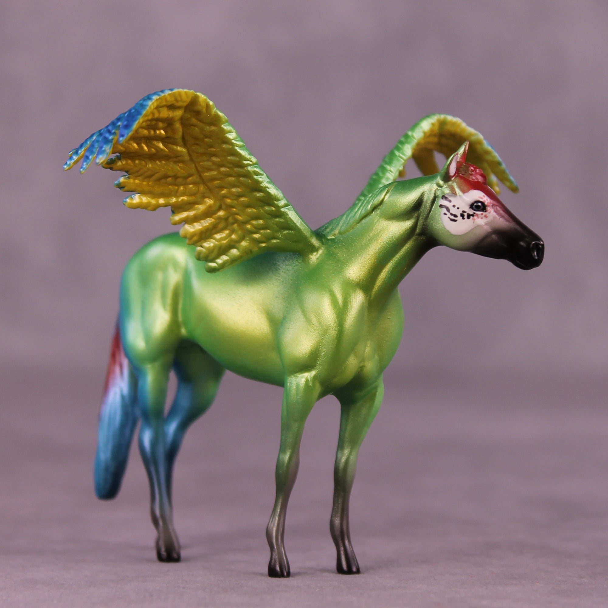 Military Macaw FCM OOAK Chip Grab Bag by Jess Hamill MS25