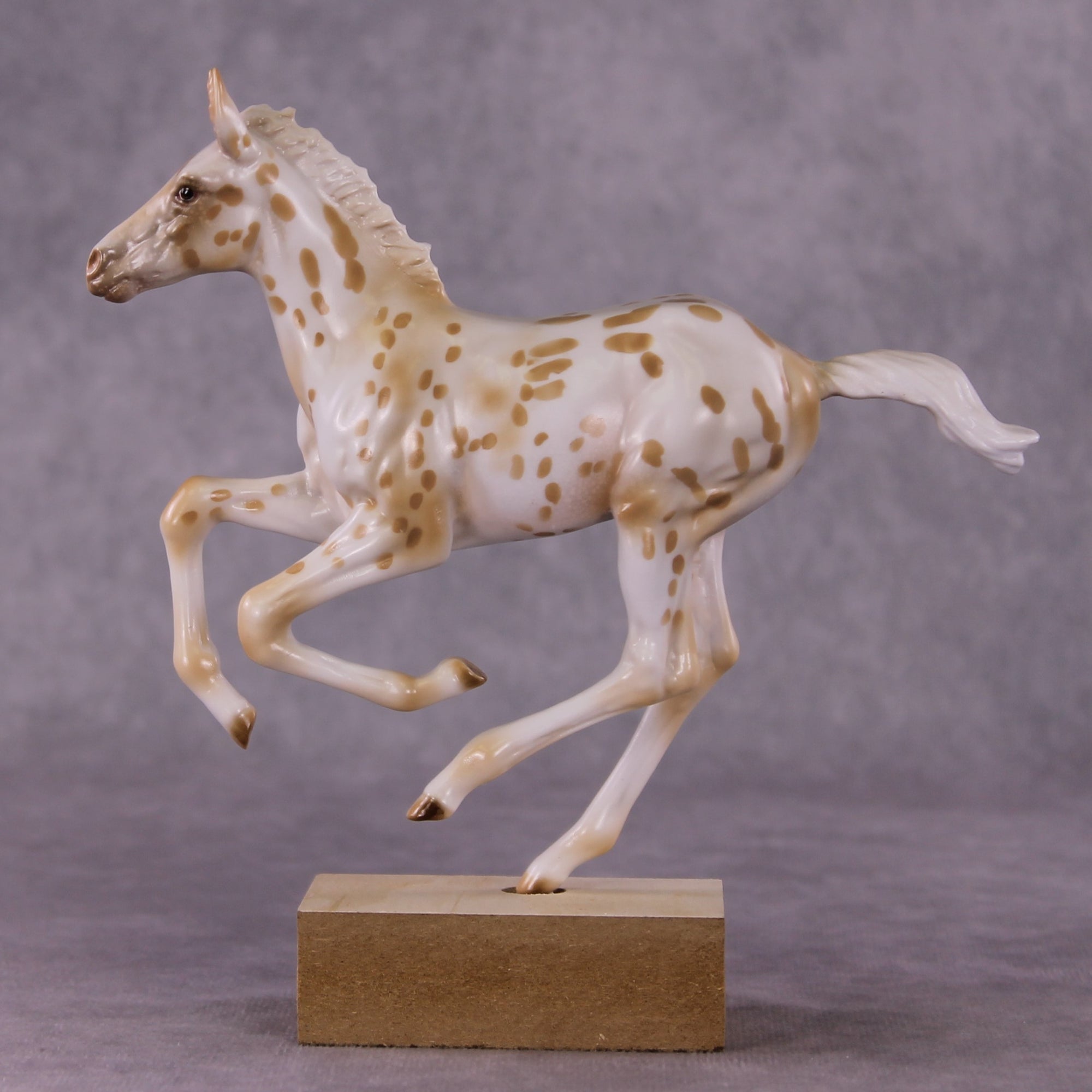"Flaxen Flutter" OOAK Pimento Foal Blind Bag by Julie Keim SHCF25