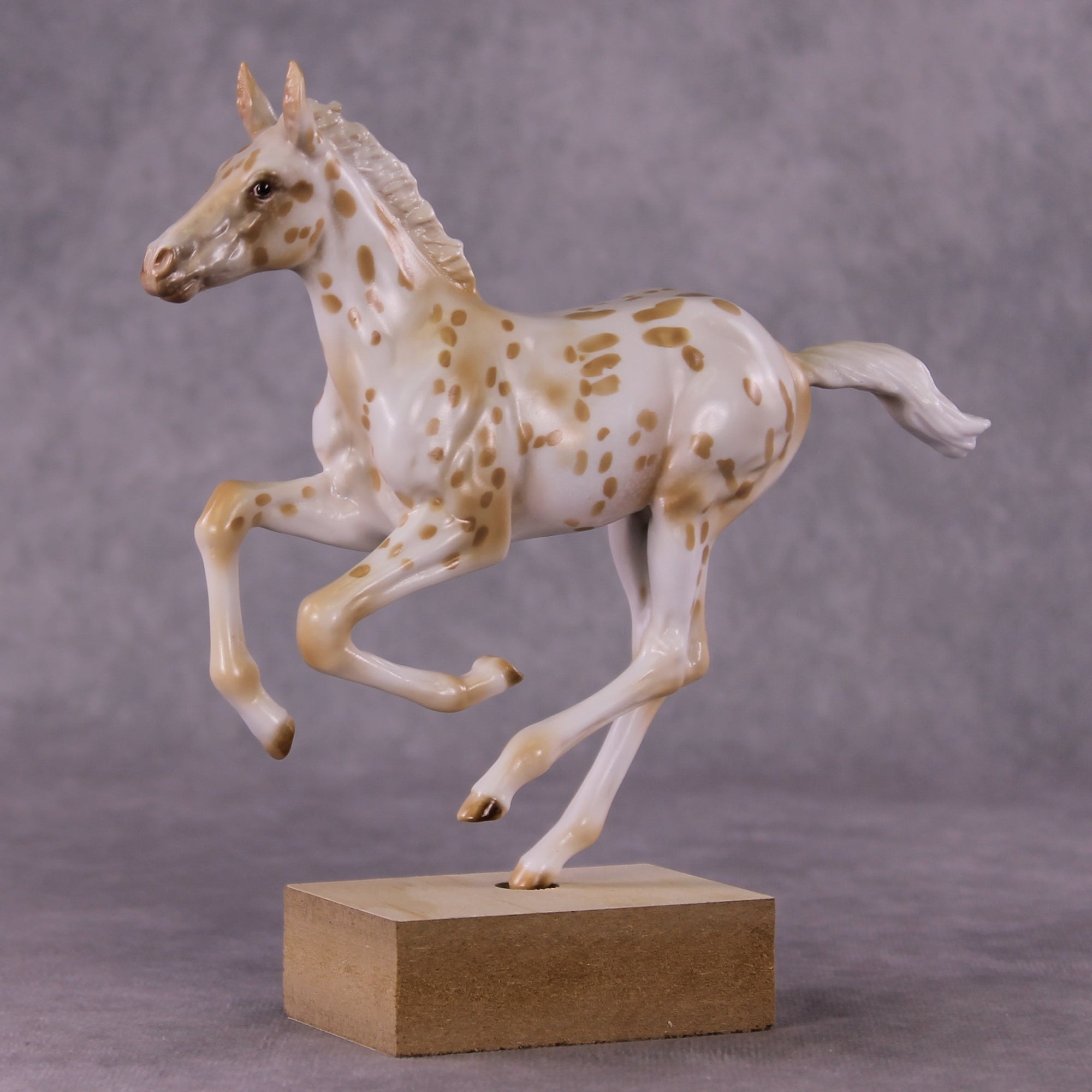 "Flaxen Flutter" OOAK Pimento Foal Blind Bag by Julie Keim SHCF25