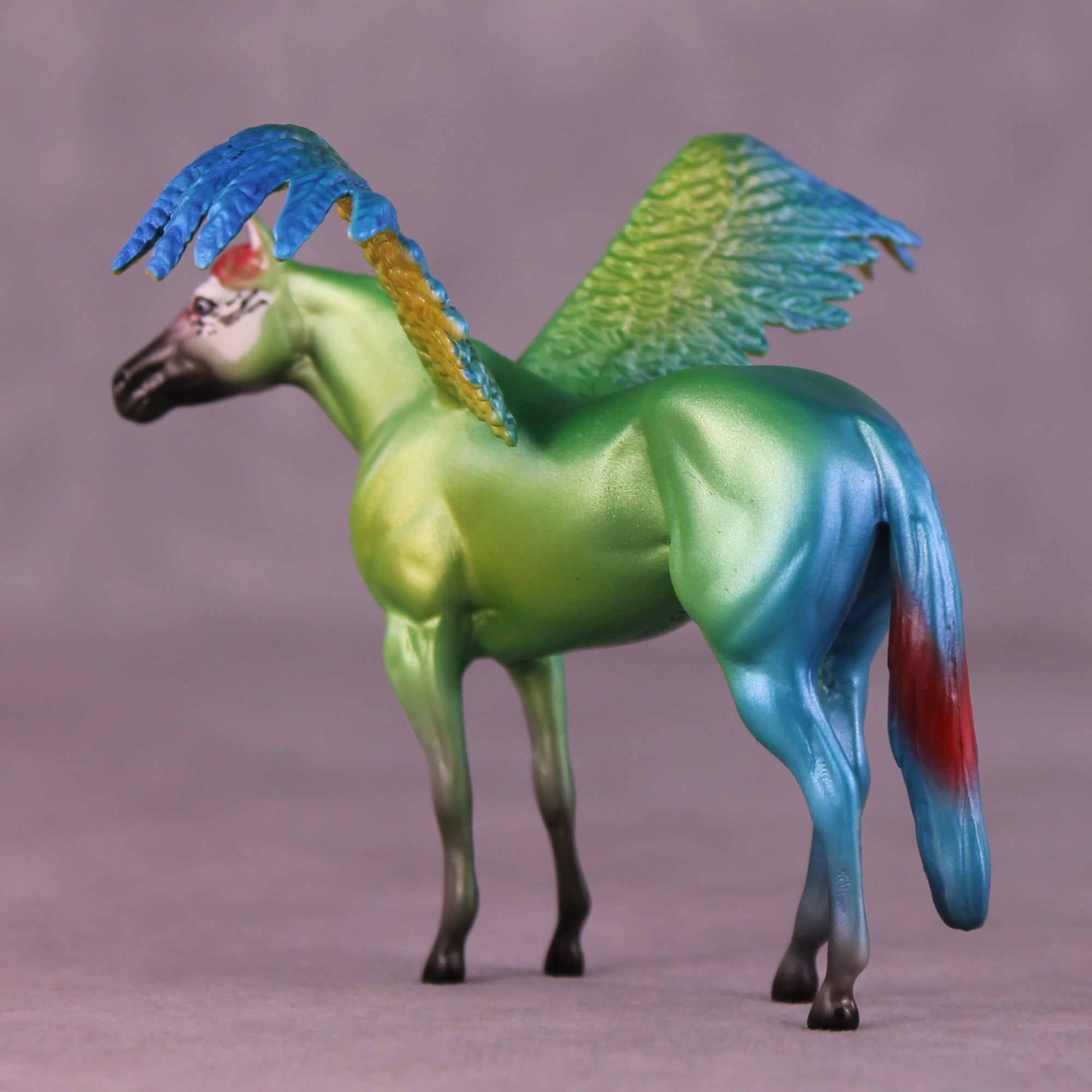 Military Macaw FCM OOAK Chip Grab Bag by Jess Hamill MS25