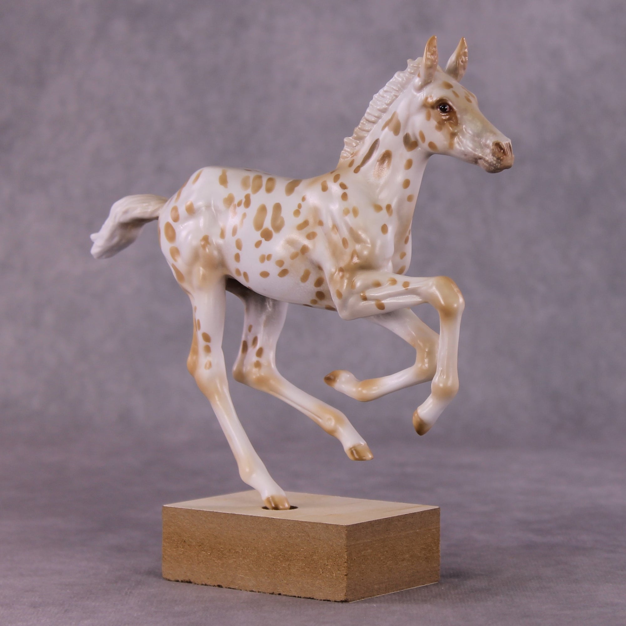 "Flaxen Flutter" OOAK Pimento Foal Blind Bag by Julie Keim SHCF25