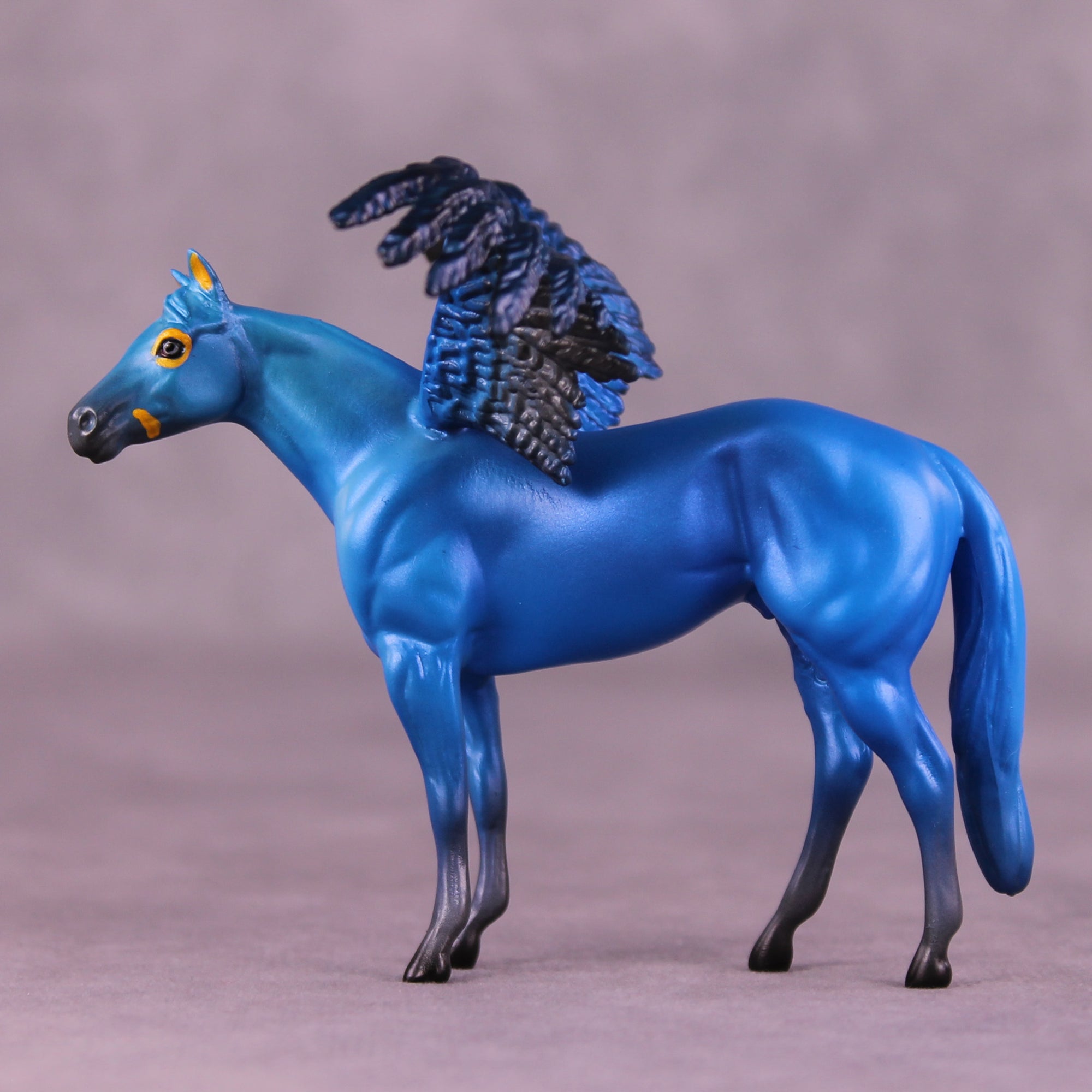 Hyacinth Macaw FCM OOAK Chip Grab Bag by Jess Hamill MS25