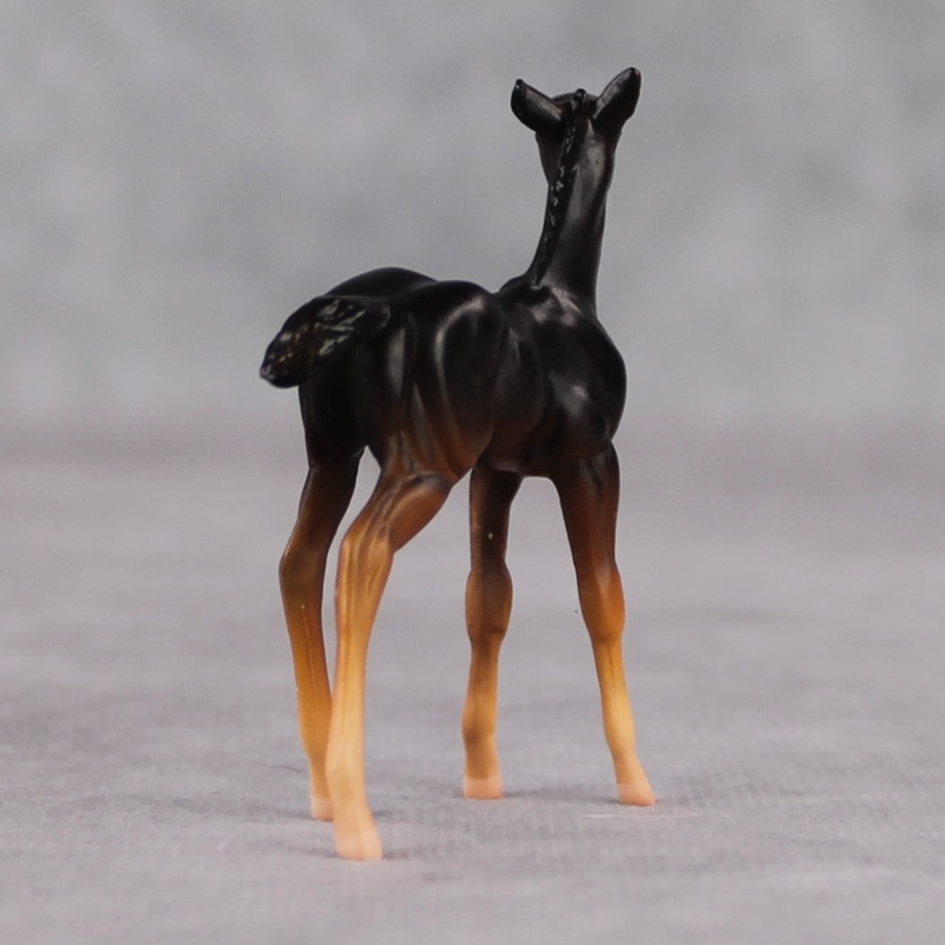 "Mini Becca" Mouse Series OOAK Chestnut Foal Chip By Jamie Adamson-Secret Surprise Chip Drop