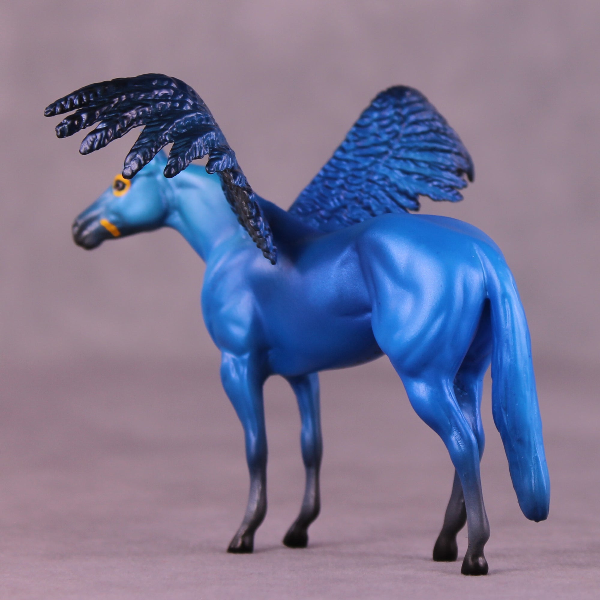 Hyacinth Macaw FCM OOAK Chip Grab Bag by Jess Hamill MS25