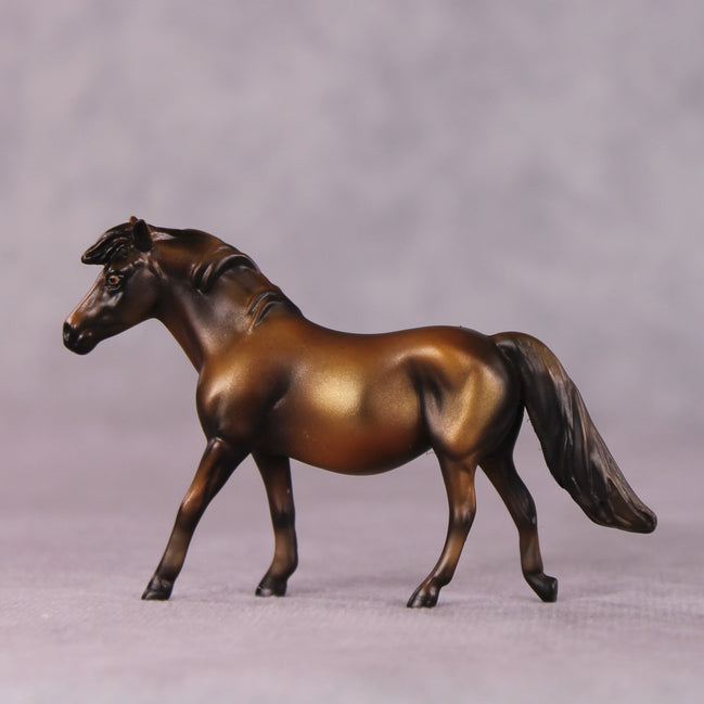 "Three More Sleepless Nights" OOAK Pony Chip By Kike Duarte SHCF25