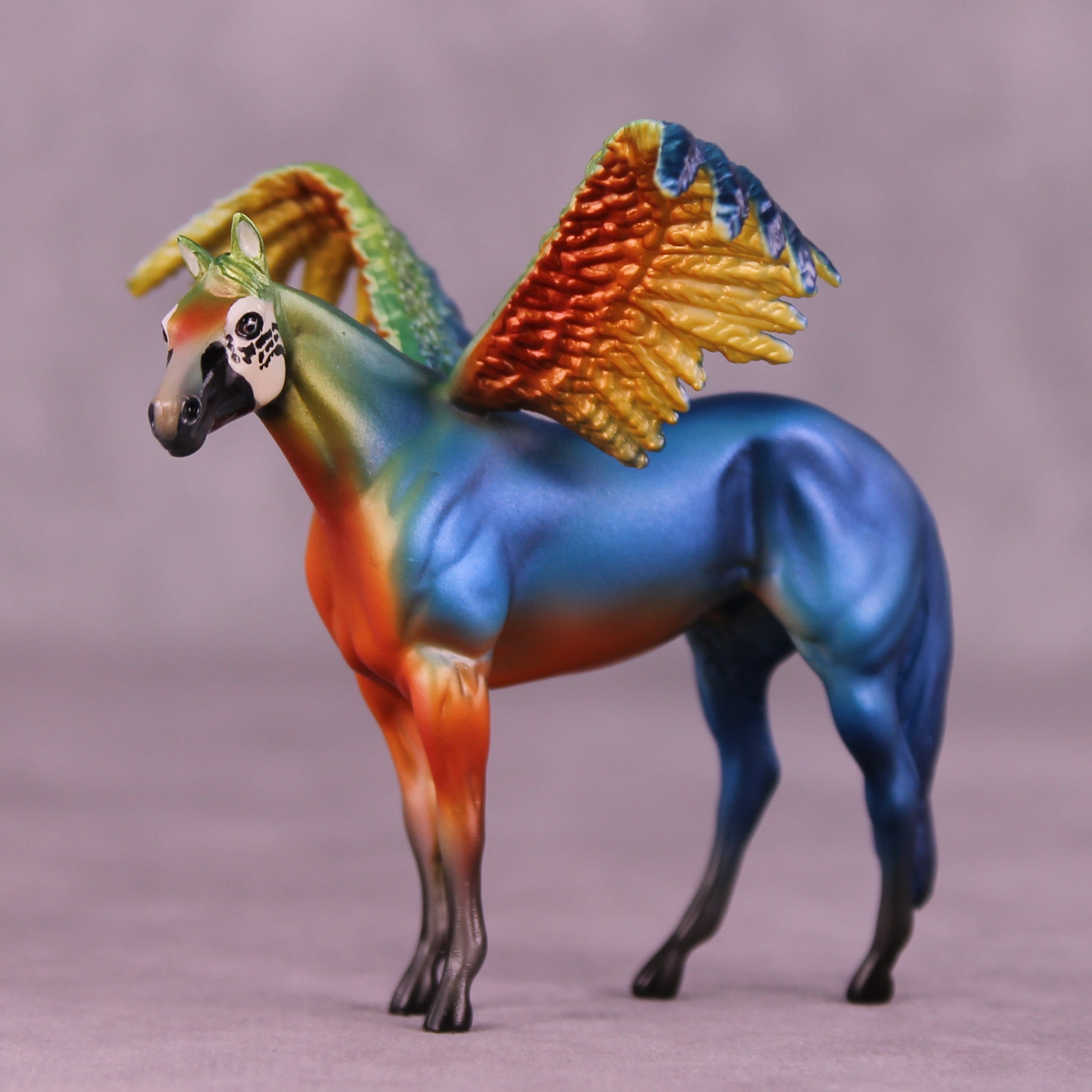 Harlequin Macaw FCM OOAK Chip Grab Bag by Jess Hamill MS25